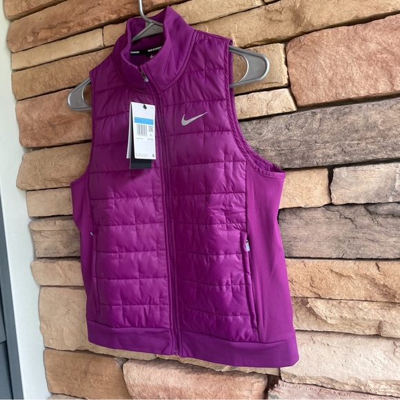 Nike purple fuchsia Therma-Fit Running Vest Medium NWT - Picture 4 of 11